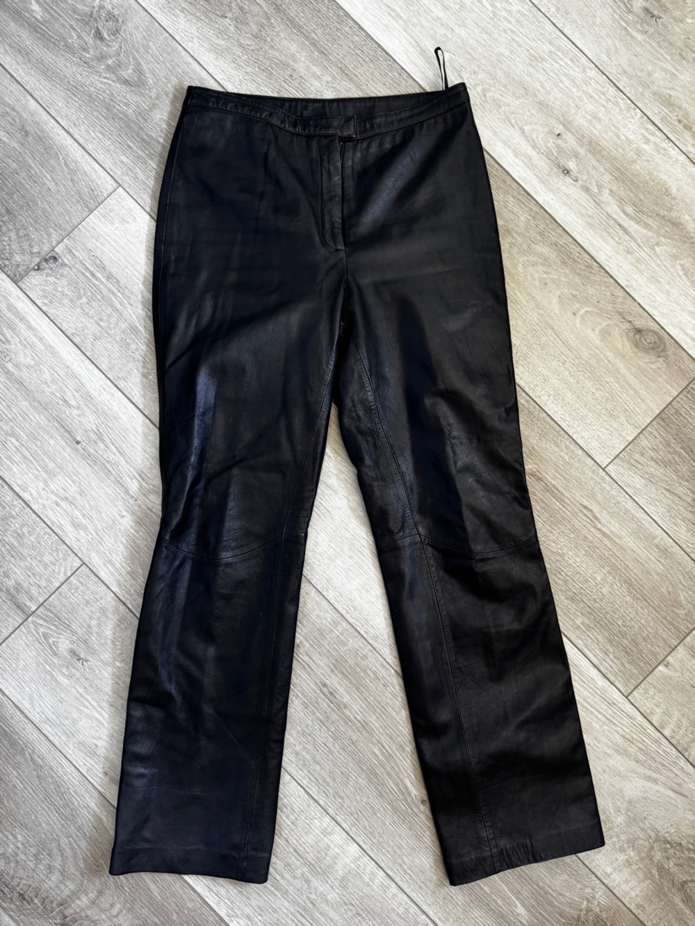 Express Black Skinny Faux Leather Jeans
